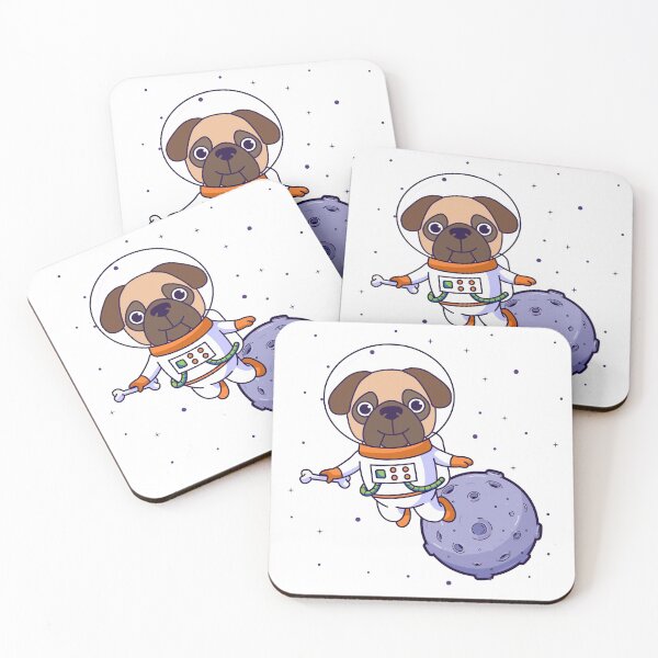 Item preview, Astronaut pug designed and sold by Emil1993.