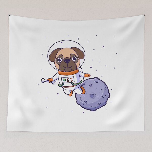 Item preview, Astronaut pug designed and sold by Emil1993.