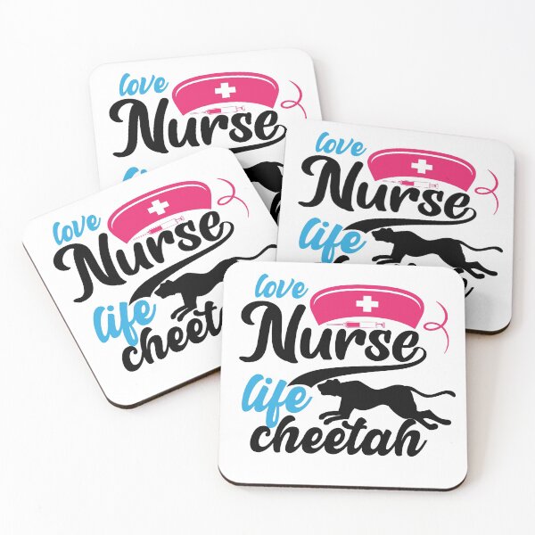 Item preview,  love nurse life cheetah funny nurse saying for nurses for mom for sister for friend  designed and sold by mydreamcatcher.