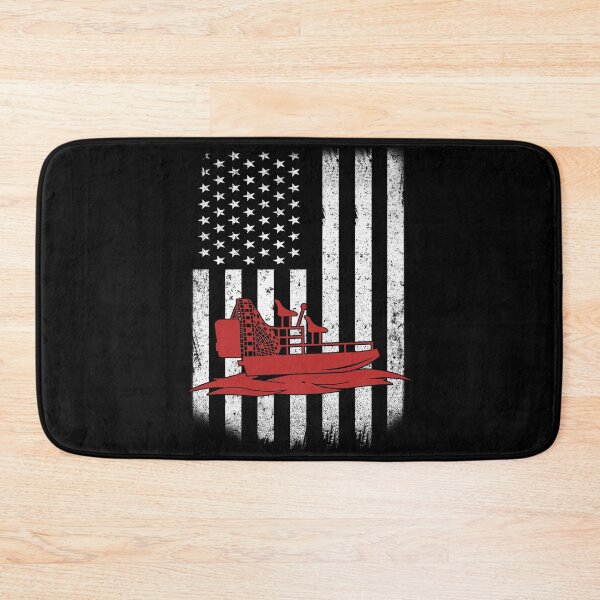 Item preview, retro vinatge American Flag Airboat designed and sold by Space Art.