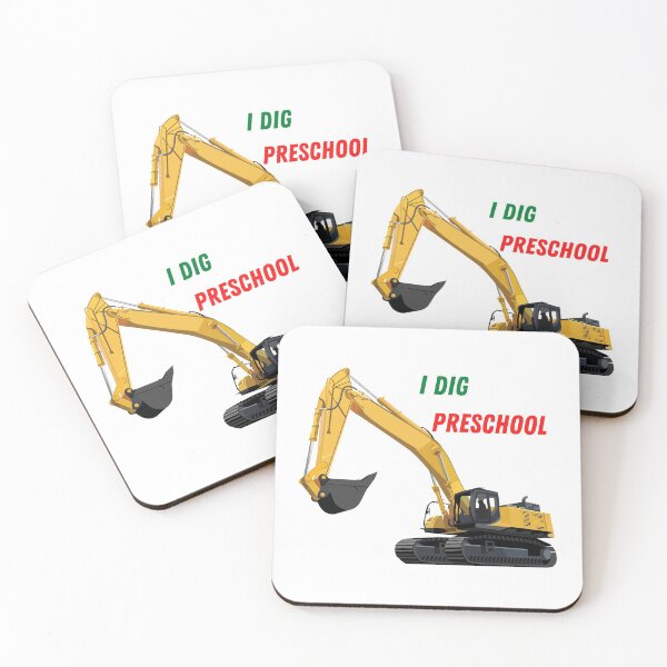 Item preview, I Dig Preschool designed and sold by Chanchane Store.