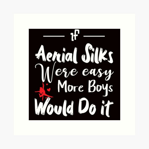 Item preview, If Aerial Silk Were Easy, Aerial Silk Girl, Aerial Silks,  Aerial Silks, Circus, Funny Lyra designed and sold by Aerial Addicts.