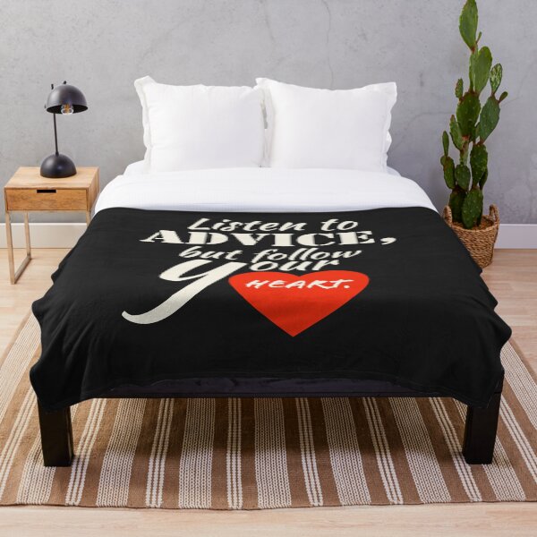 Item preview, Listen to advice, but follow your heart. designed and sold by Trending Art.