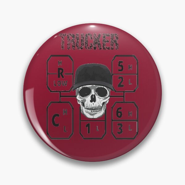 Artikelvorschau, Trucker robustes Schädeldesign entworfen und verkauft von TradesTees.