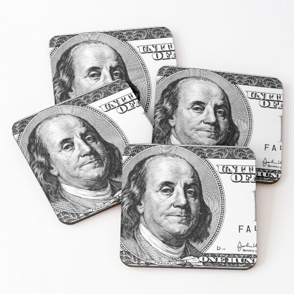 Item preview, FIAT - White Wall Street 100 Bill Cash (White/Black) designed and sold by hyproinc.