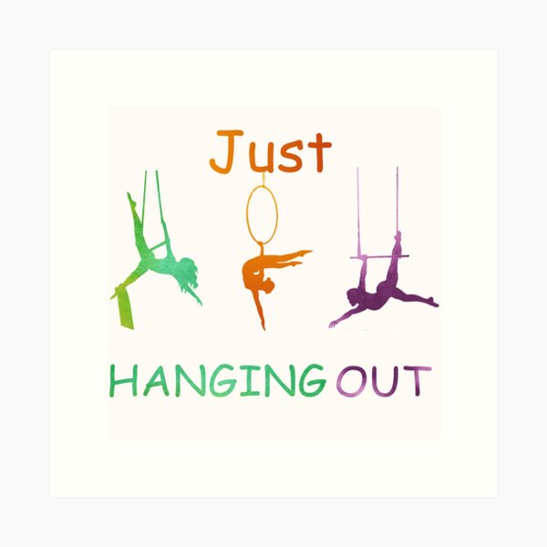 Item preview, Just Hanging Out, Aerial Silk Girl, Aerial Silks,  Aerial Silks, Circus, Funny Lyra designed and sold by Aerial Addicts.