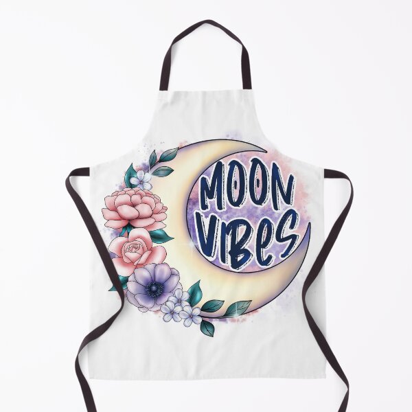 Item preview, Moon vibes floral moon illustration designed and sold by GCarradice.