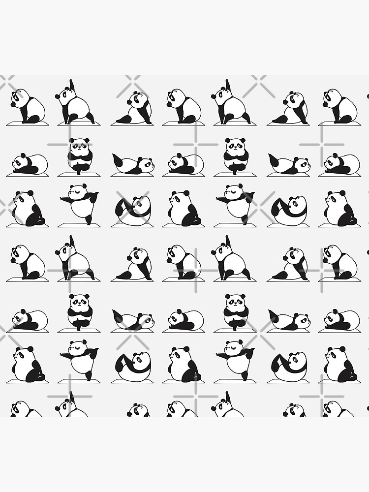 Panda Yoga by Huebucket