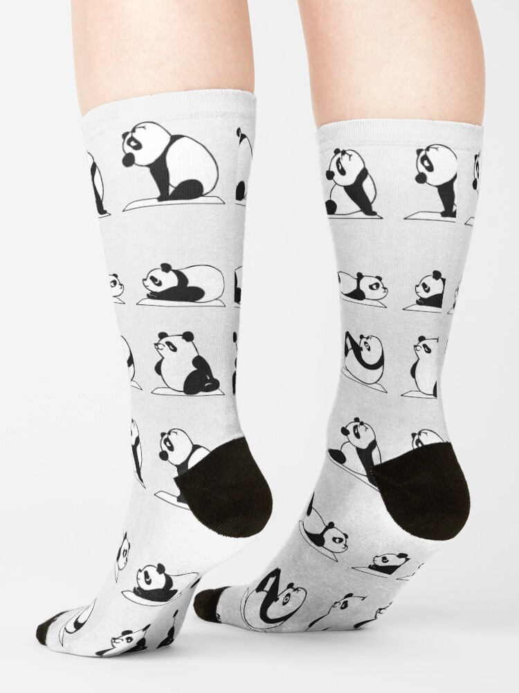 Alternate view of Panda Yoga Socks