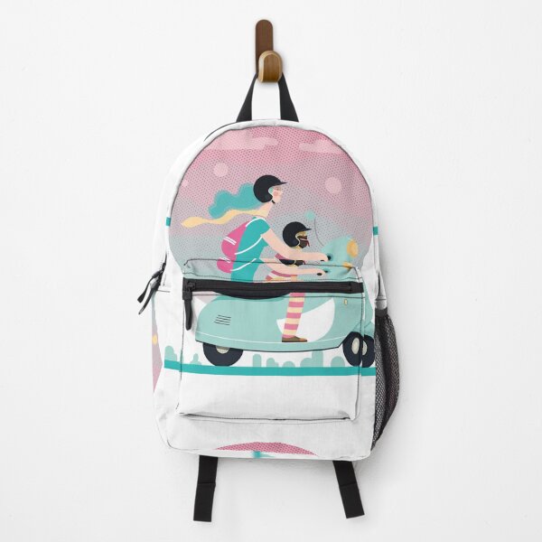 Item preview, Vespa Girl and pug designed and sold by Emil1993.