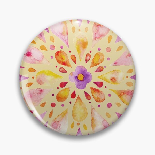 Artikelvorschau, Blumenmandala entworfen und verkauft von 1wrld.