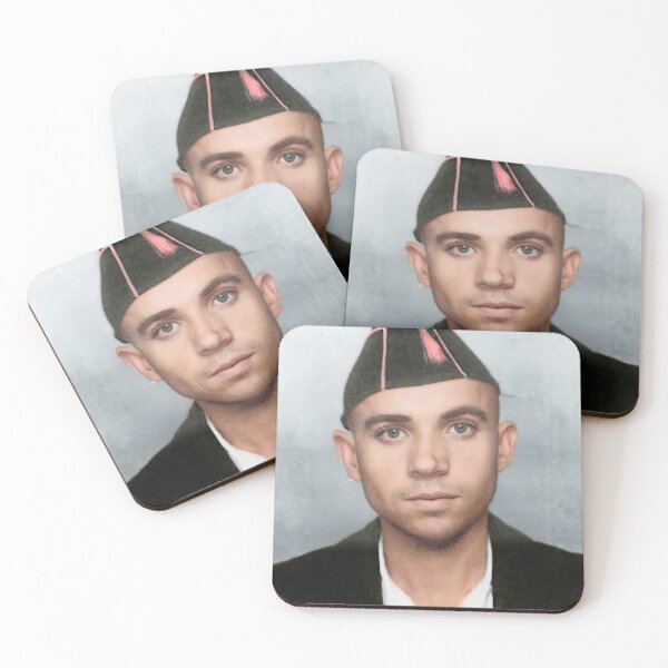Item preview, Miguel Hernández at the age of 26. It's the photo he used on his soldier's ID in the civil war. designed and sold by Rafael Navarrete.
