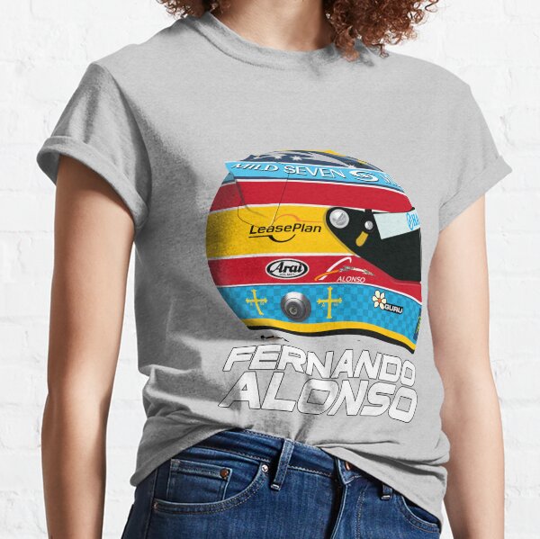 Camiseta Renault R25 de Fernando Alonso Negra Racing car legends