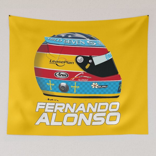 Item preview, Fernando Alonso - 2005 R25 Renault Helmet designed and sold by JageOwen.