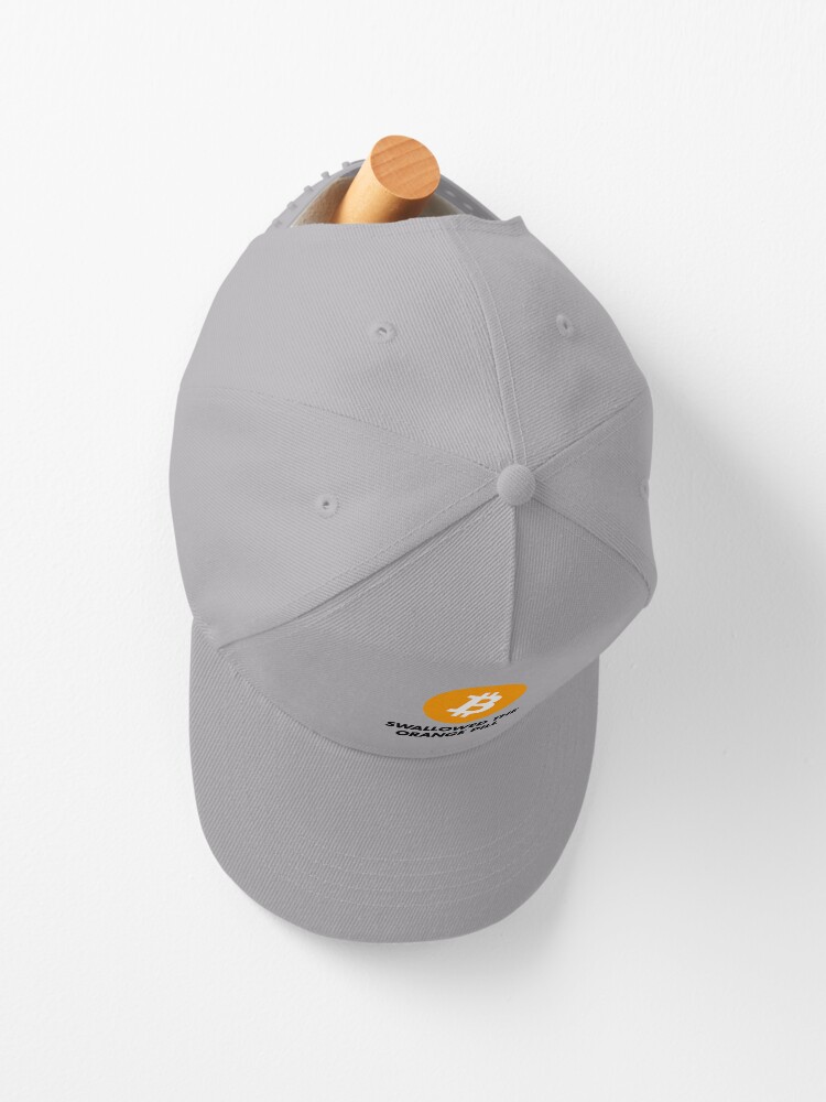 Orange Bitcoin Trucker Hat