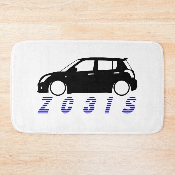 Item preview, Swift Sport ZC31S 5dr Black Silhouette Blue Text designed and sold by ChasingBRoads.