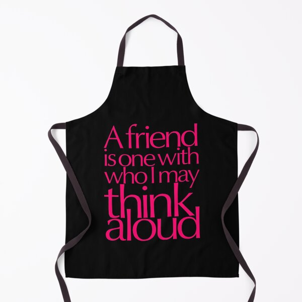Item preview, A friend is one with who I may think aloud (Optima Nova) v.2 designed and sold by x1brett.