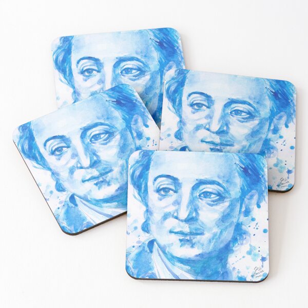 Item preview, DENIS DIDEROT watercolor portrait designed and sold by lautir.
