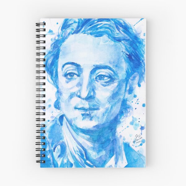Item preview, DENIS DIDEROT watercolor portrait designed and sold by lautir.