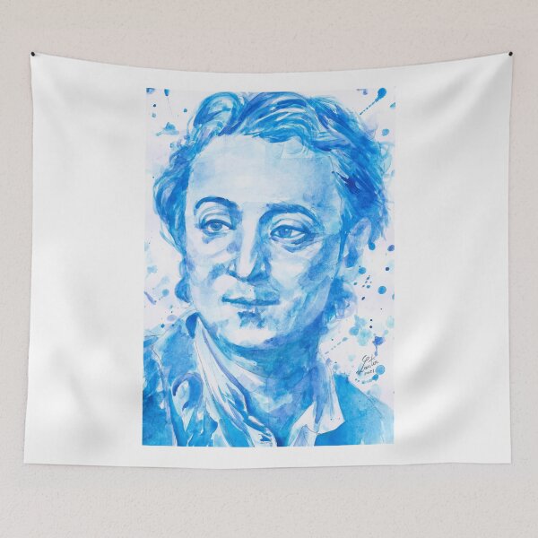 Item preview, DENIS DIDEROT watercolor portrait designed and sold by lautir.