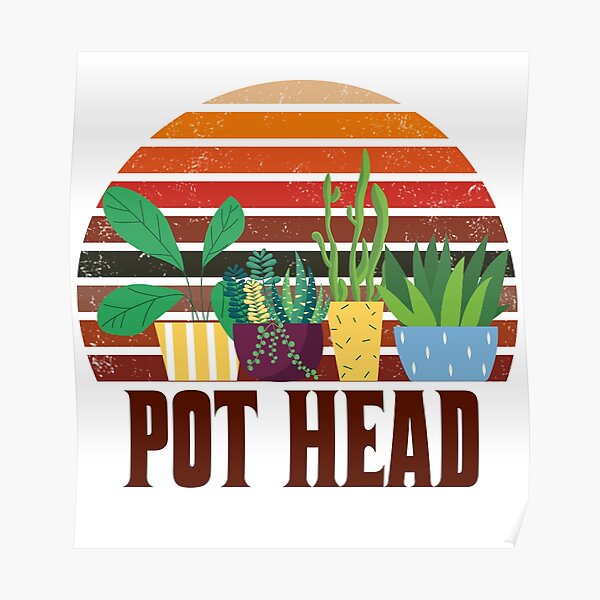 Pot Head Poster By Magic Corner Redbubble