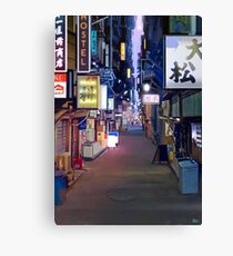 Night in Japan Canvas Print