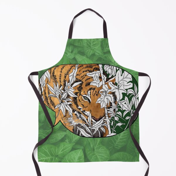 Item preview, Tigers in the back yard with background designed and sold by Hildegunn Hodne.