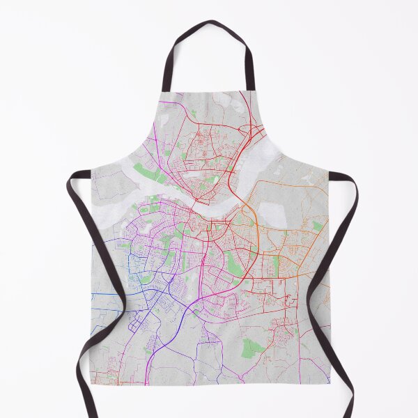 Item preview, Aalborg City Map of Denmark - Colorful designed and sold by deMAP.