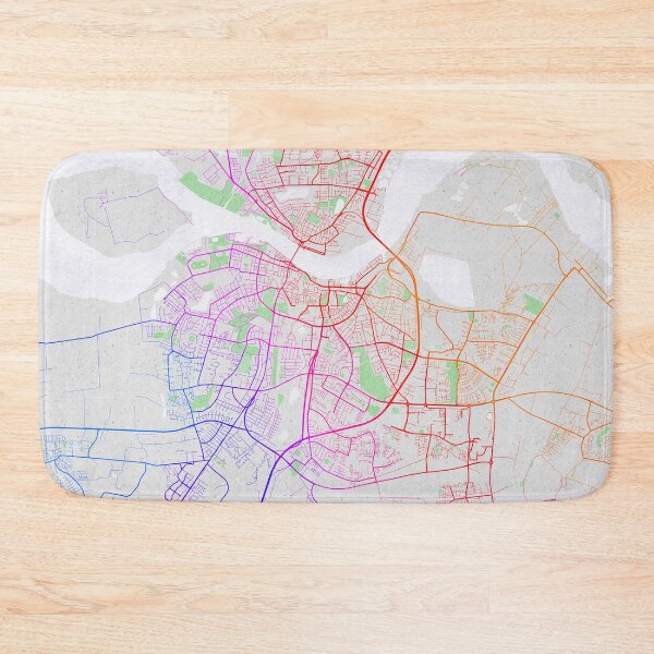 Item preview, Aalborg City Map of Denmark - Colorful designed and sold by deMAP.