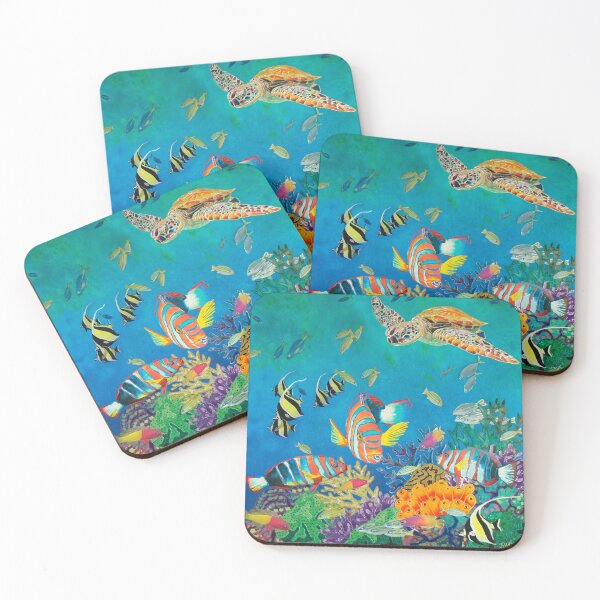 Item preview, Harlequin Tuskfish and Turtle designed and sold by Susan-Naomi Smith.