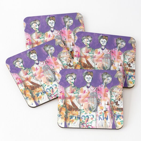 Item preview, Sisterhood, 5 women together, witches designed and sold by Zunkame.