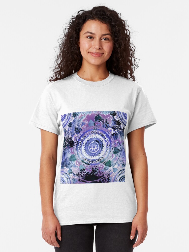 Alternate view of Hyacinth Mandala Classic T-Shirt
