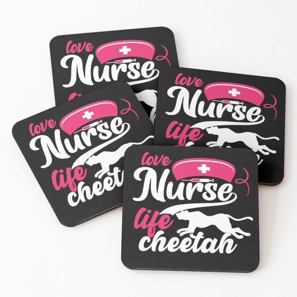 Item preview, love nurse life cheetah funny nurse saying for nurses for mom for sister for friend  designed and sold by mydreamcatcher.