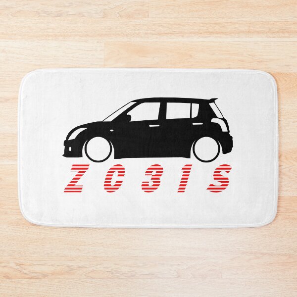 Item preview, Swift Sport ZC31S 5dr Black Silhouette Red Text designed and sold by ChasingBRoads.