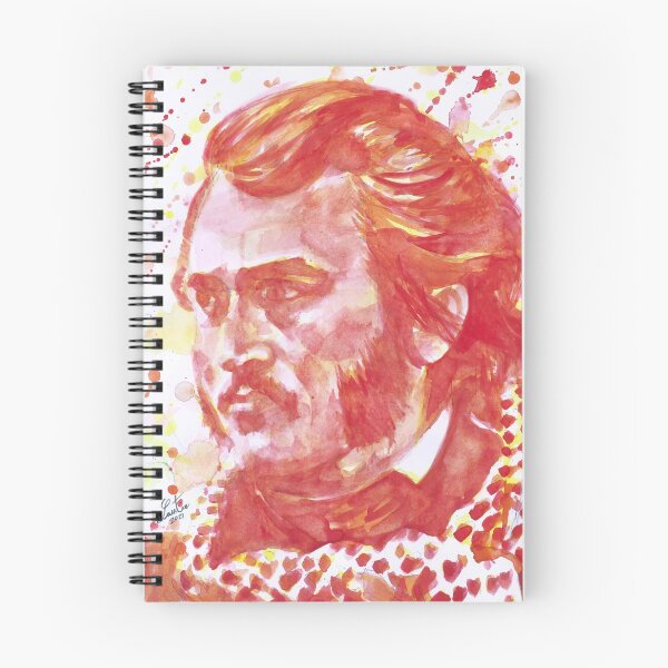 Artikelvorschau, GUSTAVE DORE Aquarellporträt entworfen und verkauft von lautir.