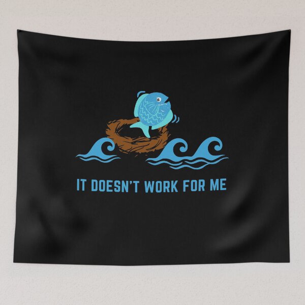 Item preview, Comfort zone - Blue big Fish designed and sold by Jasmin's Fashion World.