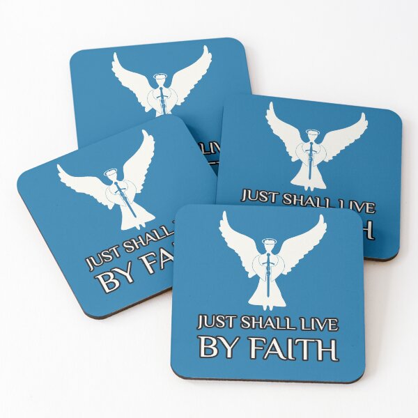 Item preview, Just shall live by faith bible quotes designed and sold by Everyday_wonder .