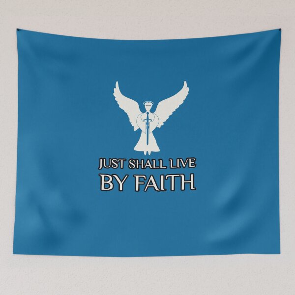 Item preview, Just shall live by faith bible quotes designed and sold by Everyday_wonder .
