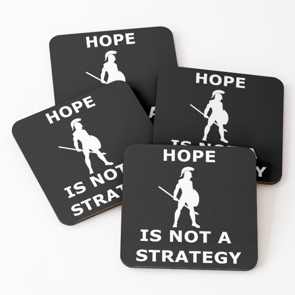 Item preview,  Hope is not a Strategy - Truth Power Responsibility Fight Revolution Battle Victory Action designed and sold by DOM-Shop.