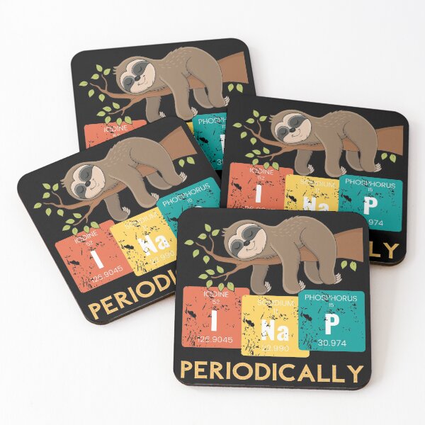 Item preview, Funny Science Sloth Shirt-I Nap Periodically Sloths Lovers designed and sold by TINASTORESHOPE.