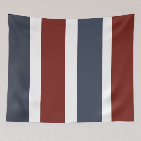 Item preview, Minimal vertical Stripes of white, blue, and red colors designed and sold by Dinashop.