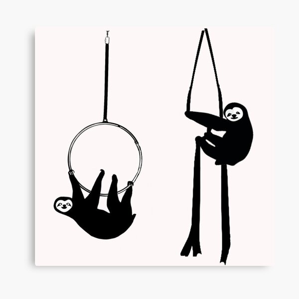 Aperçu de l'œuvre Paresseux de cirque, Fille en tissu aérien, Tissus aériens, Tissus aériens, Cirque, Lyra drôle créée et vendue par Aerial Addicts.