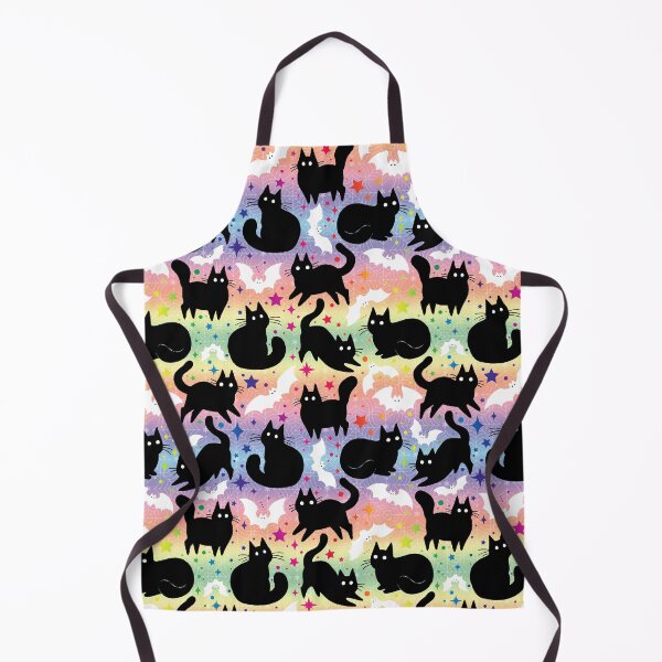 Item preview, Rainbow Halloween with Black Cats designed and sold by dragonstarart.