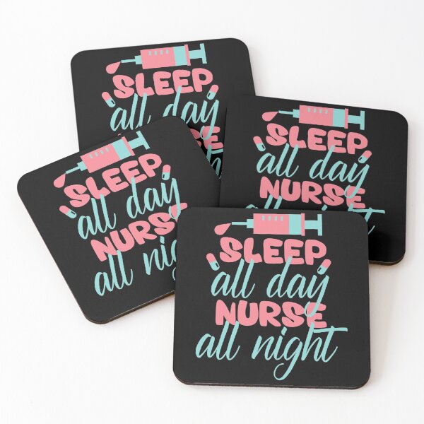 Item preview, sleep all day nurse all night funny nurse saying for nurses for mom for sister for friend  designed and sold by mydreamcatcher.