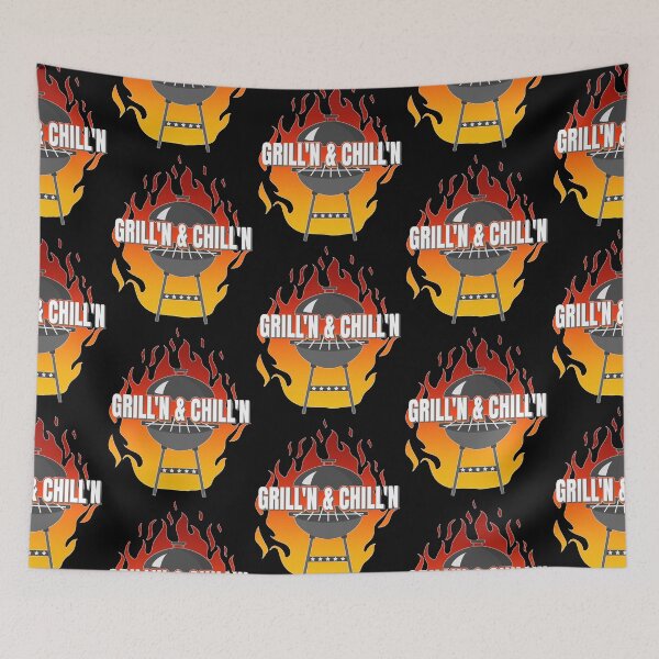 Item preview, Grill'n Chill'n Grill Grilling Summer Barbecue Cookout Flame designed and sold by CharJens.