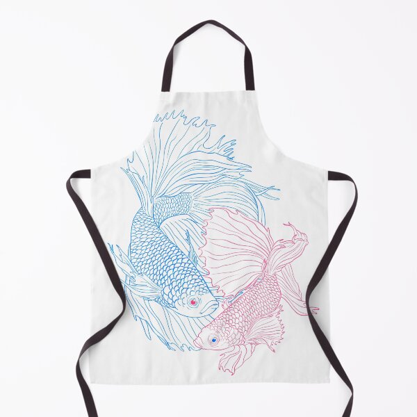 Item preview, Betta fish couple designed and sold by estelavillasart.
