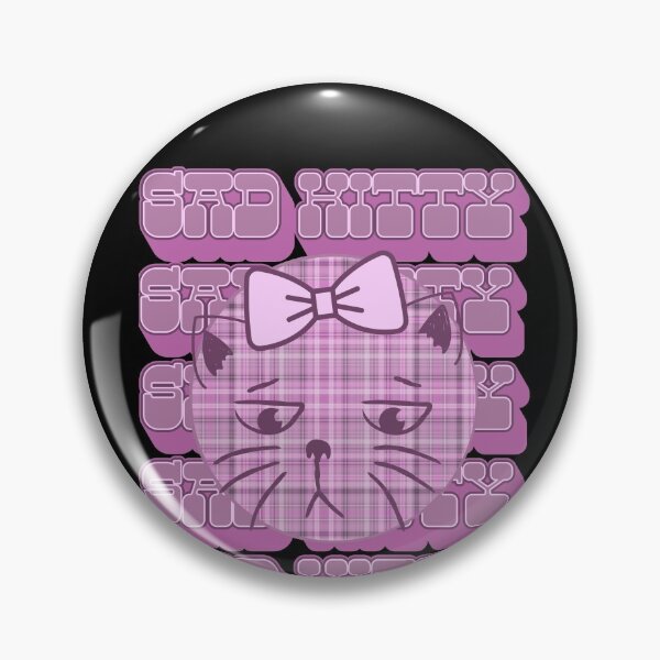 Item preview, Sanriocore sad kitty - soft punk designed and sold by hasbeenz.