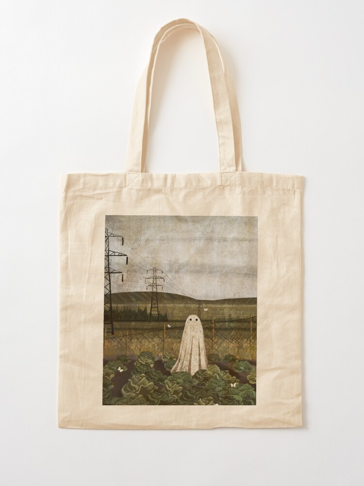 Thumbnail 2 of 5, Tote Bag, There's A Ghost in the Cabbage Patch Again... designed and sold by katherineblower.