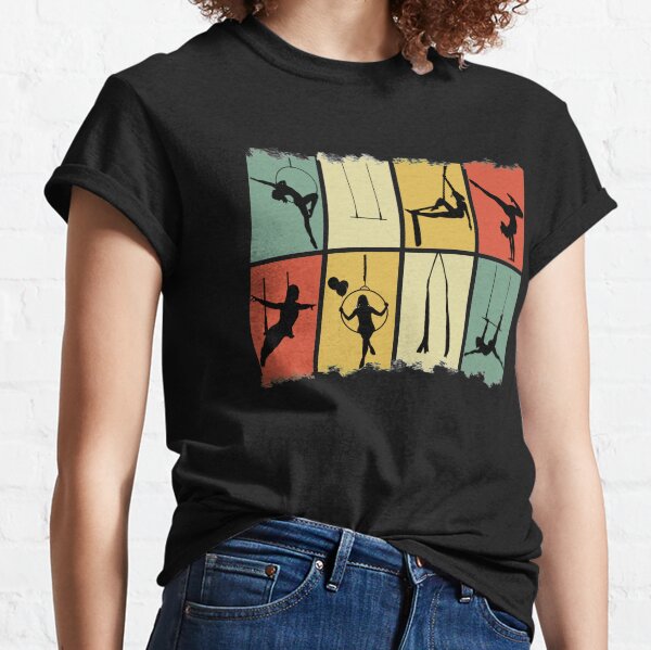 Vintage Circus Performers, Aerial Silk Girl, Aerial Silks Classic T-Shirt