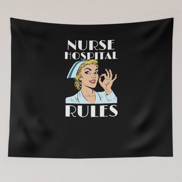 Item preview, Nurse Hospital Rules designed and sold by Hartics.